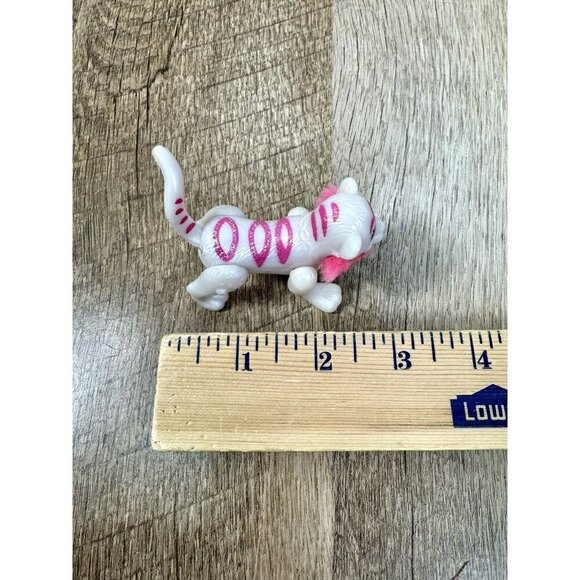 Vtg Littlest Pet Shop LPS McDonalds 1996 Tiger pink glitter Tonka Happy Meal Toy - Picture 6 of 7